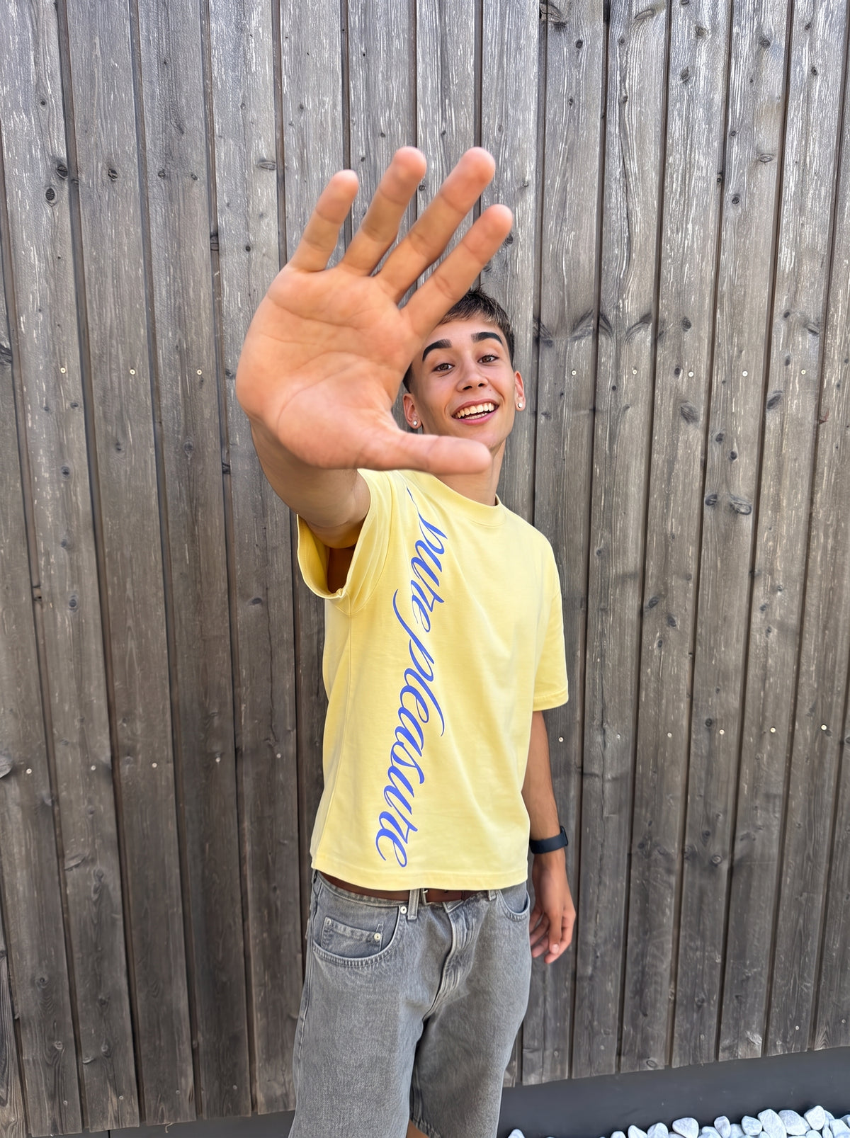 Serpentine Pleasure Tee Yellow