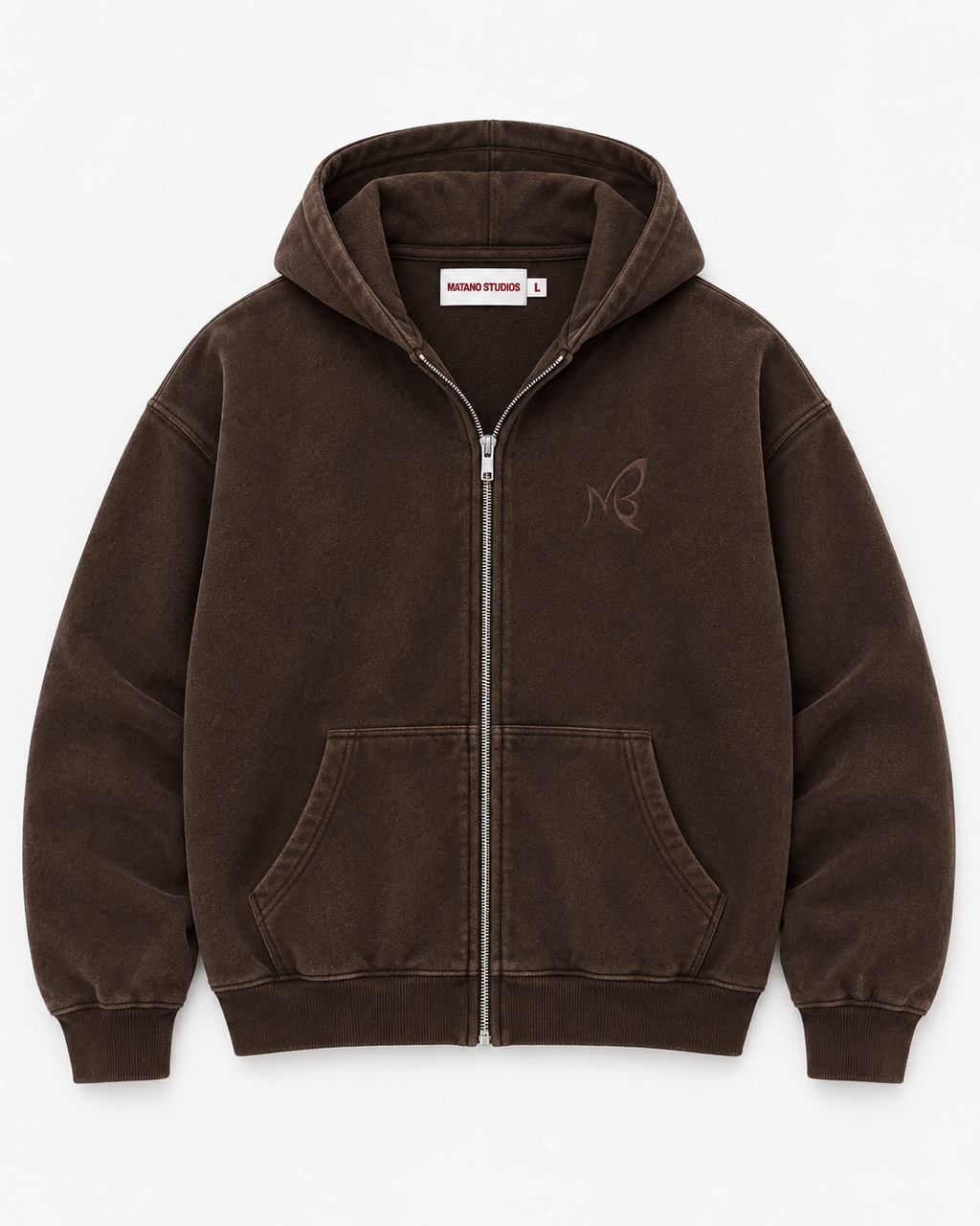 Heritage Zip Hoodie Espresso