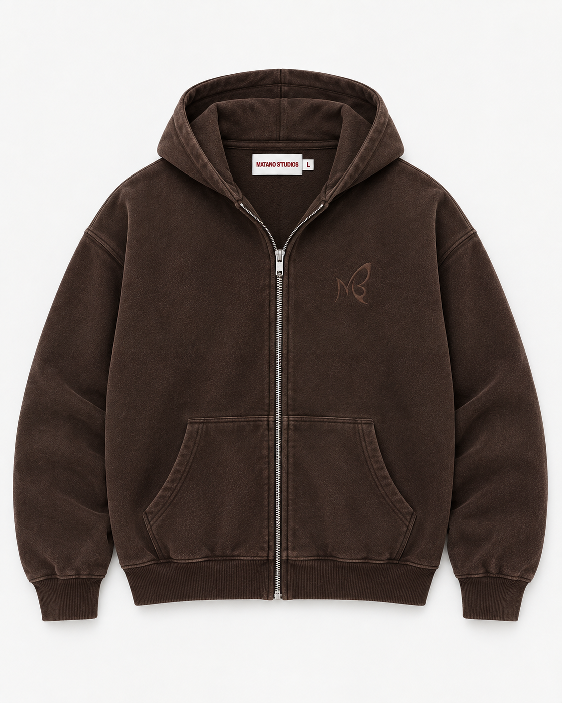 Heritage Zip Hoodie Espresso