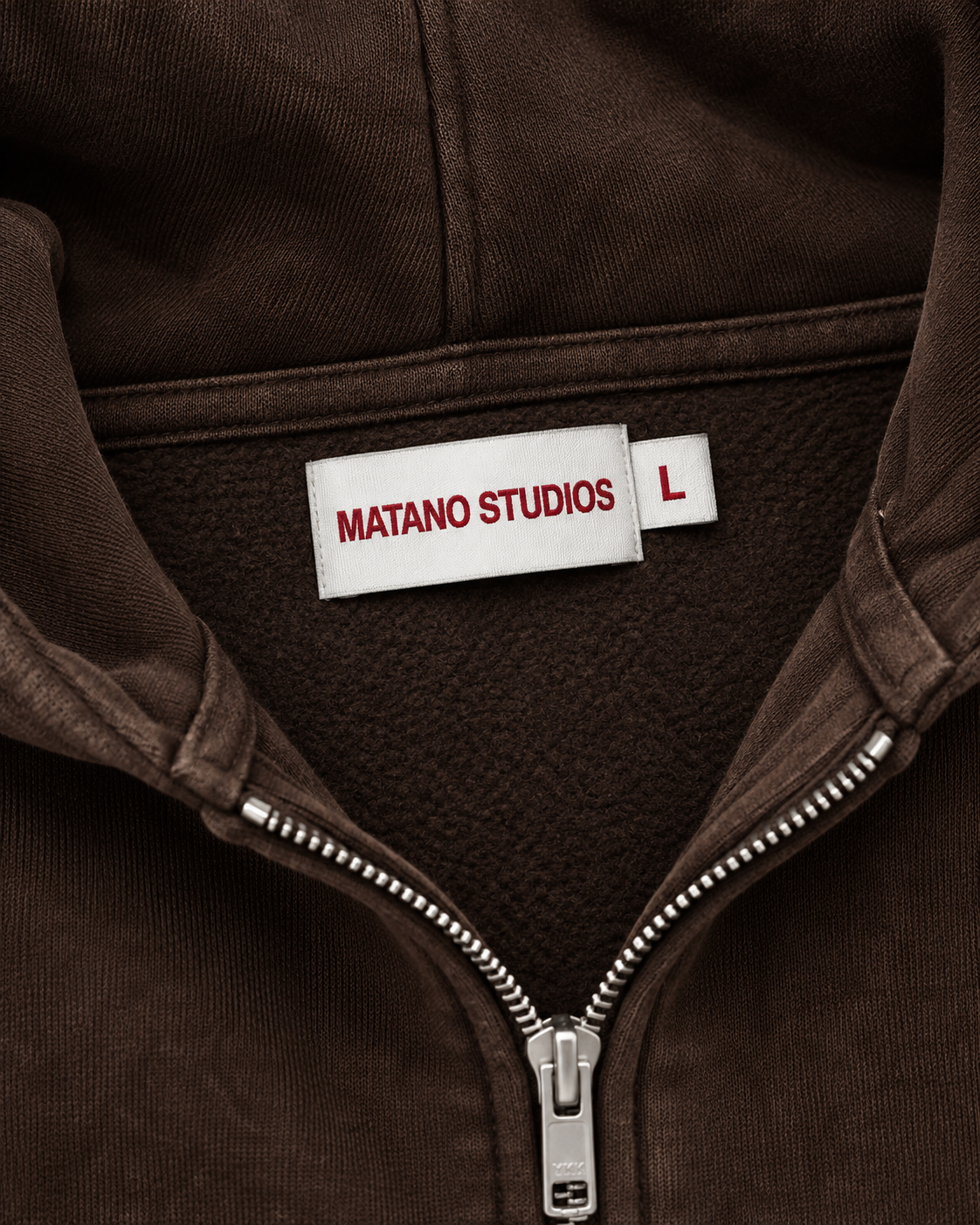 Heritage Zip Hoodie Espresso