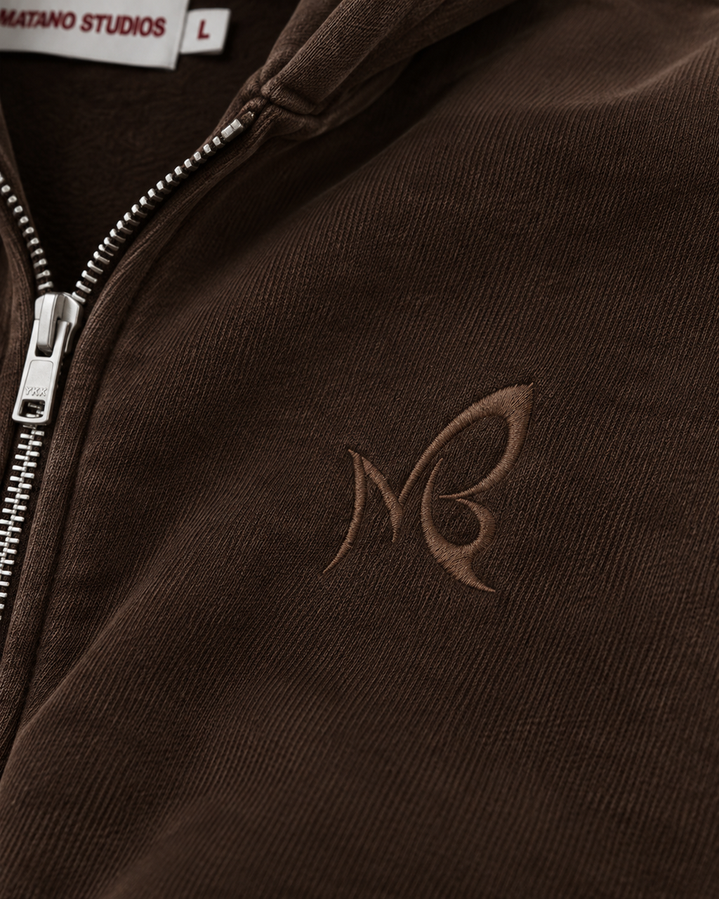 Heritage Zip Hoodie Espresso