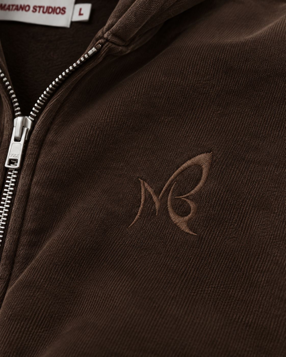 Heritage Zip Hoodie Espresso