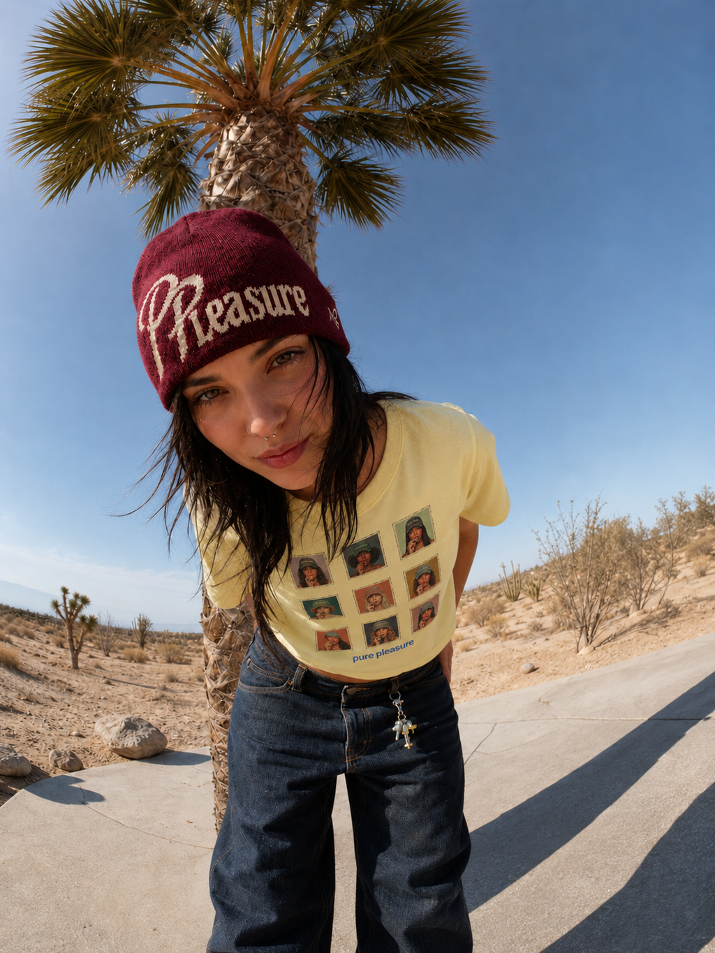 PPleasure Beanie Burgundy