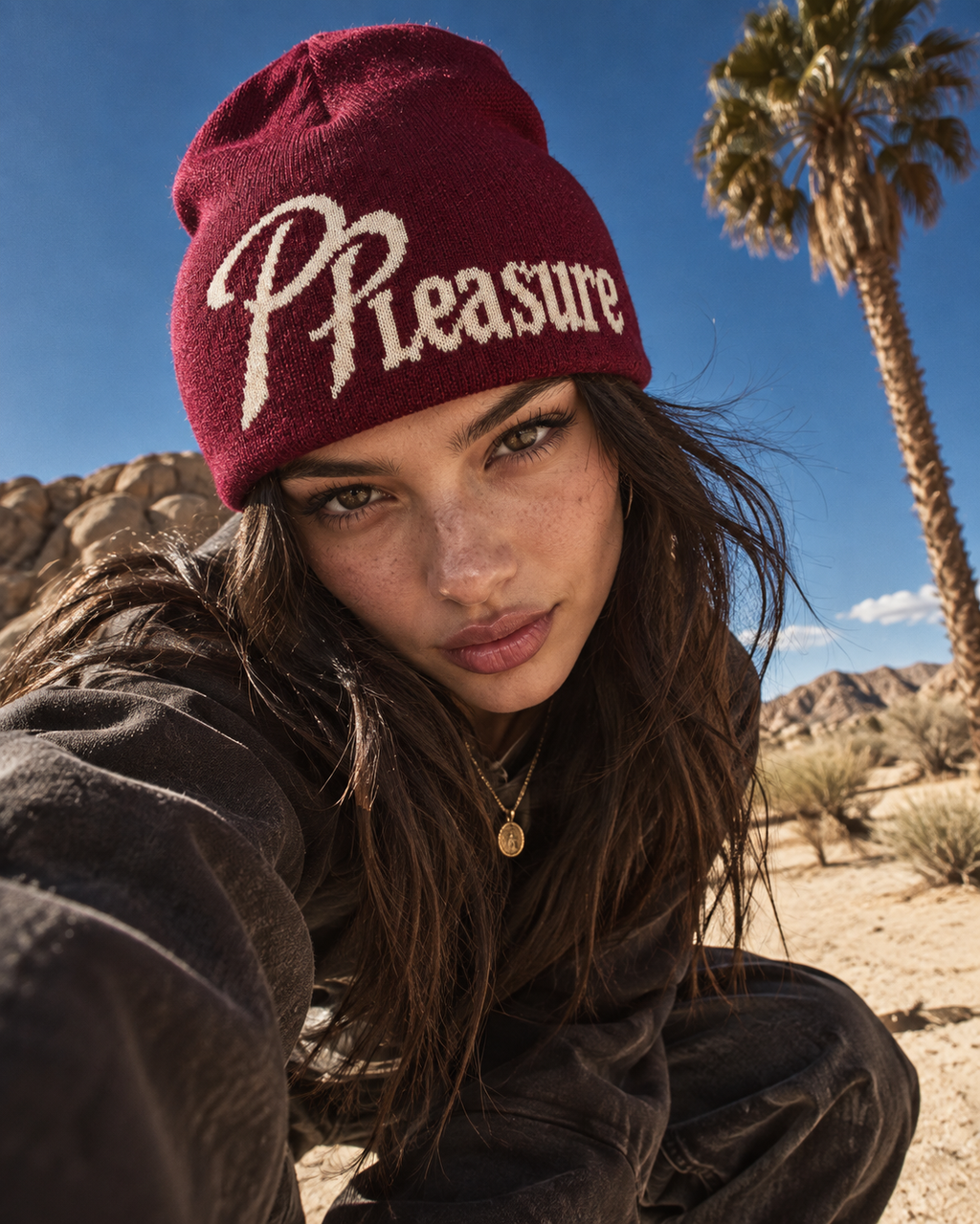 PPleasure Beanie Burgundy