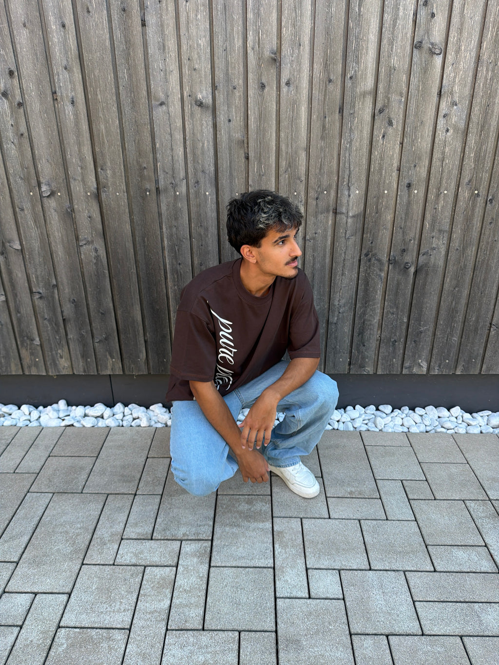 Serpentine Pleasure Tee Brown
