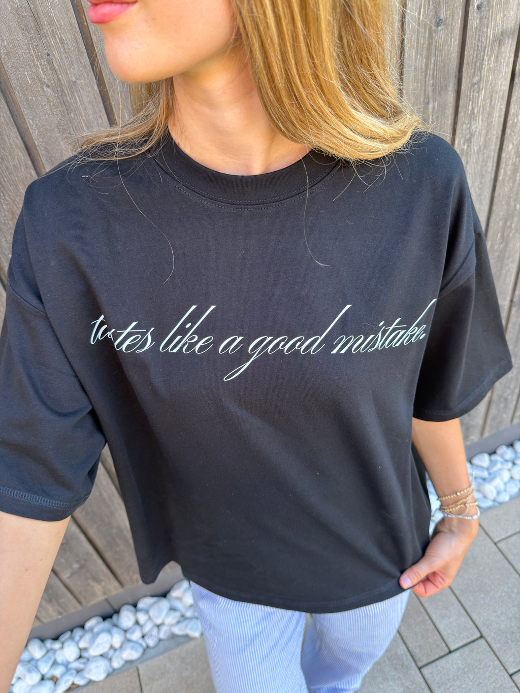 Good Mistake Tee Black