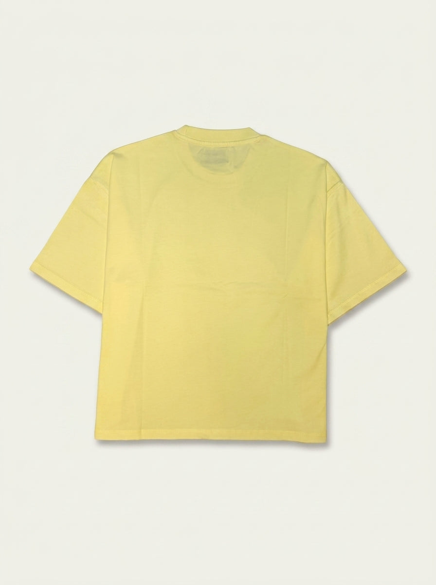 Temptation Grid Tee Yellow