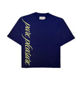 Serpentine Pleasure Tee Navy Blue