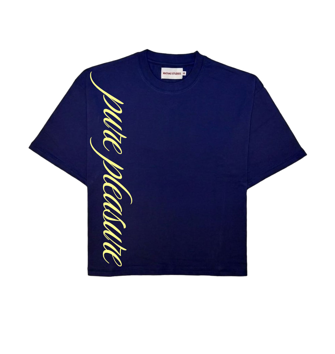 Serpentine Pleasure Tee Navy Blue