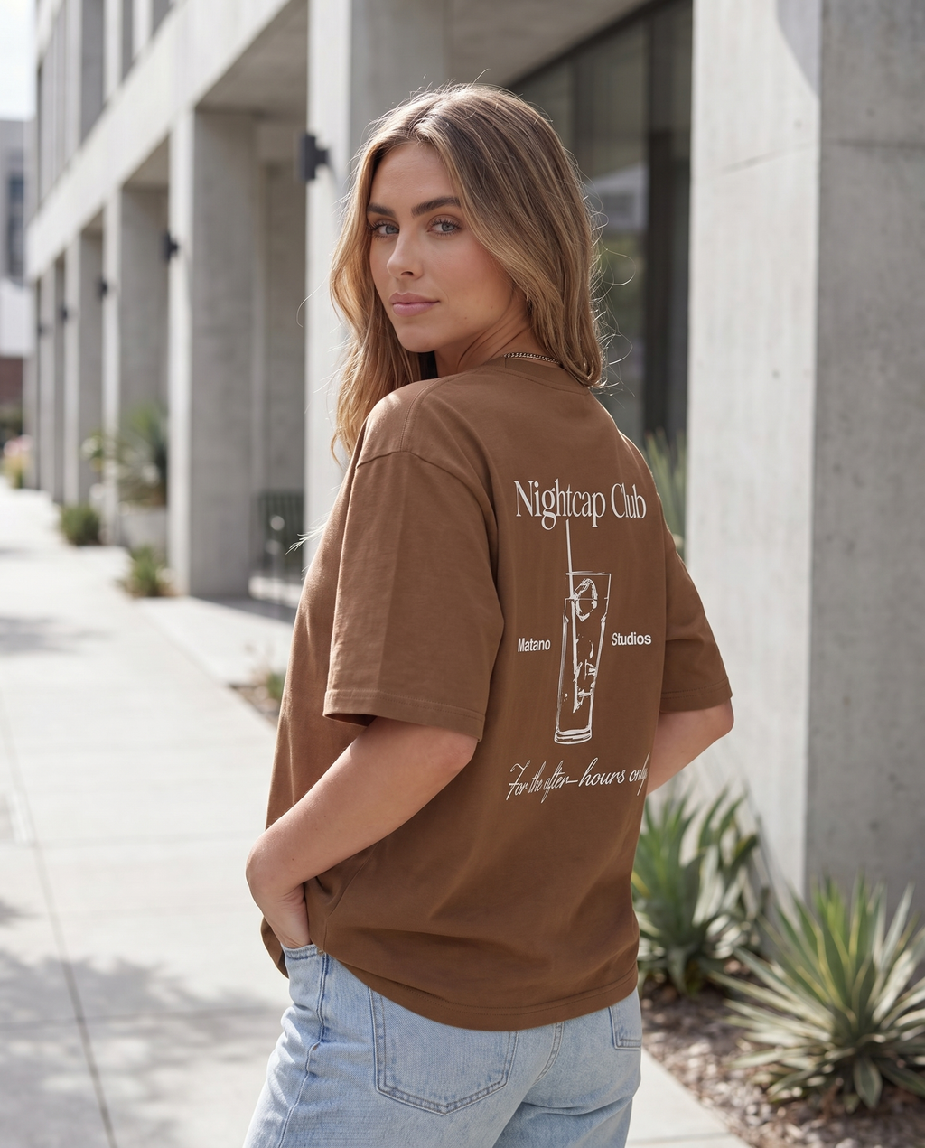 Nightcap Tee Brown