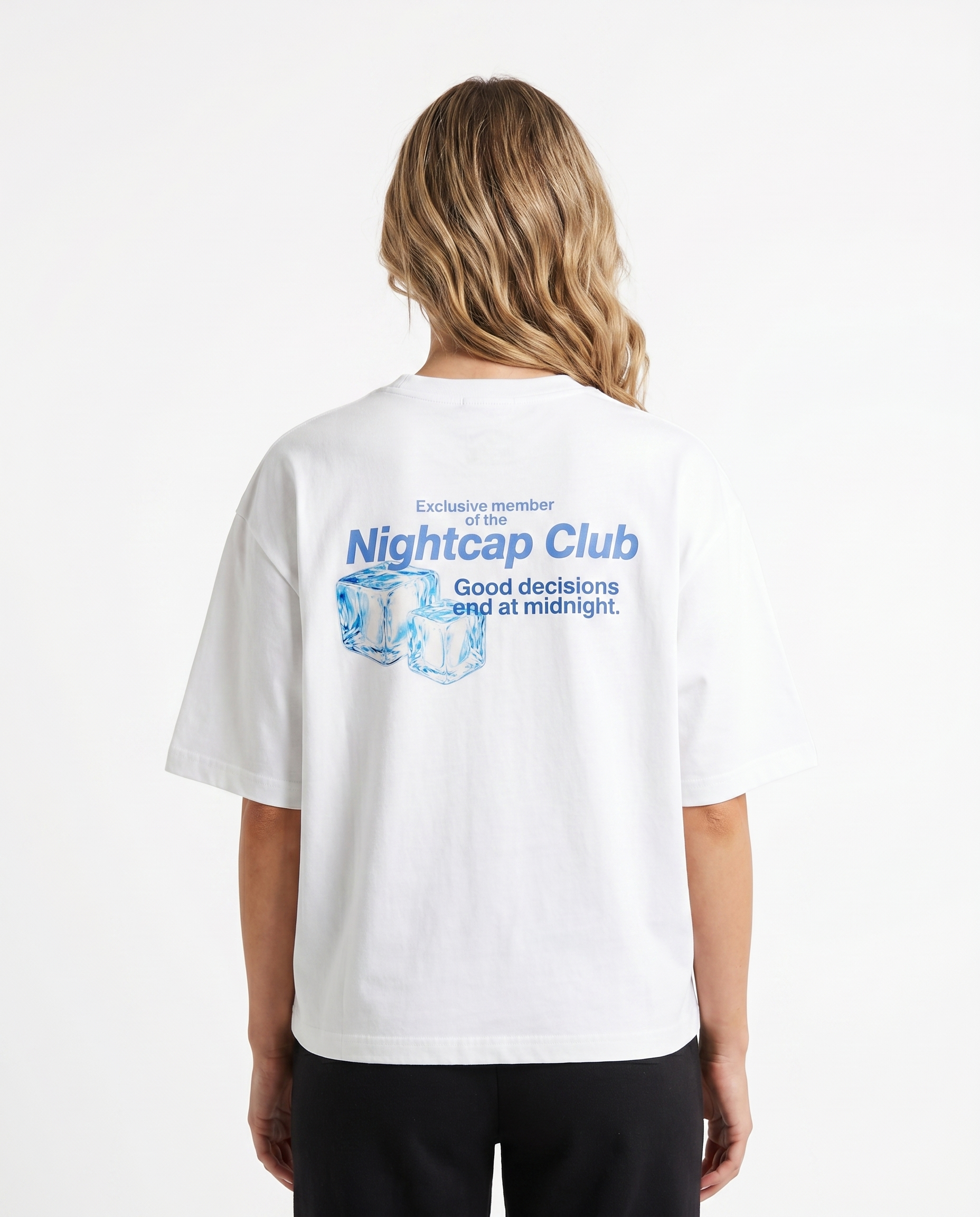 Nightcap Tee White