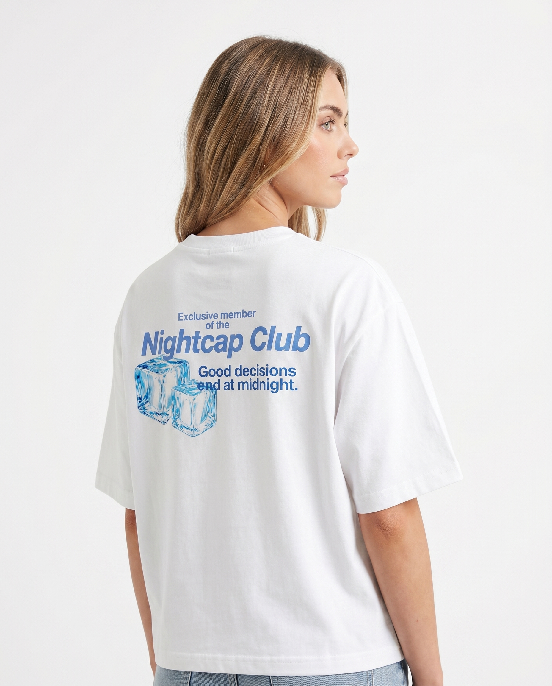 Nightcap Tee White