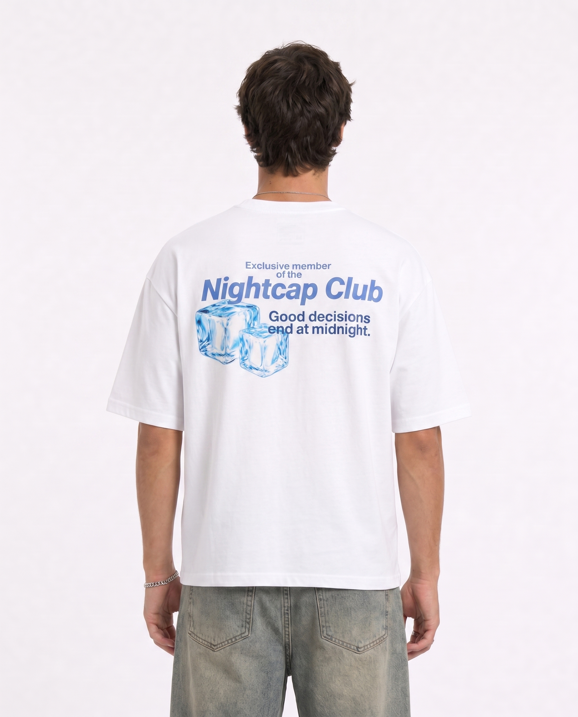 Nightcap Tee White